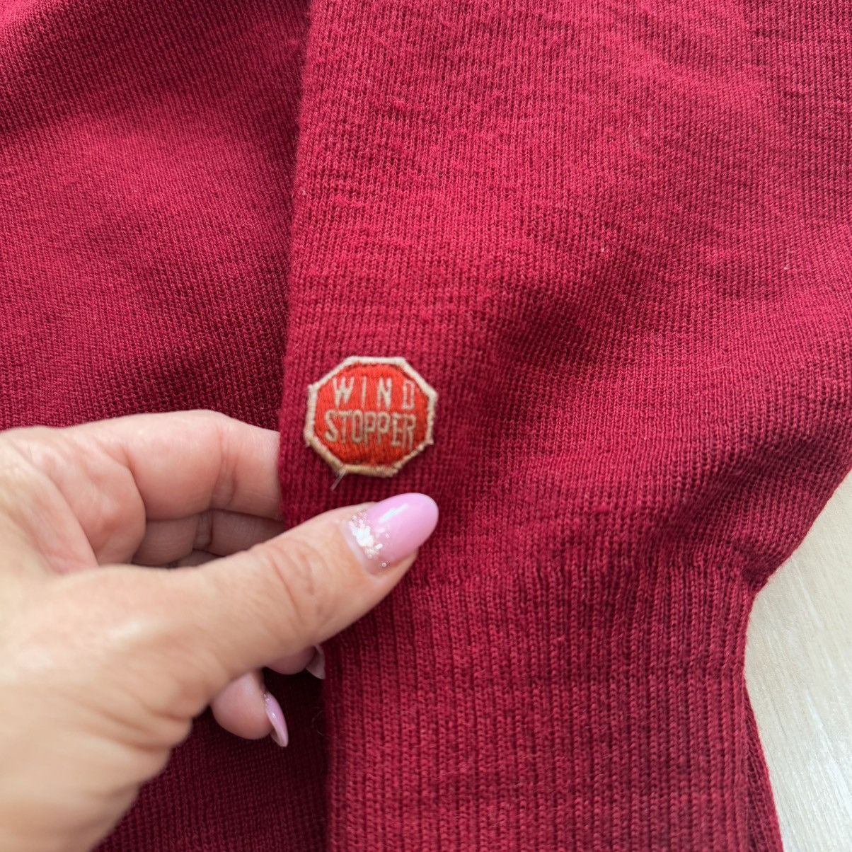 Vintage Vintage Belika Golfers Windstopper Men's Sweater Gore Red XL Size US XL / EU 56 / 4 - 4 Thumbnail