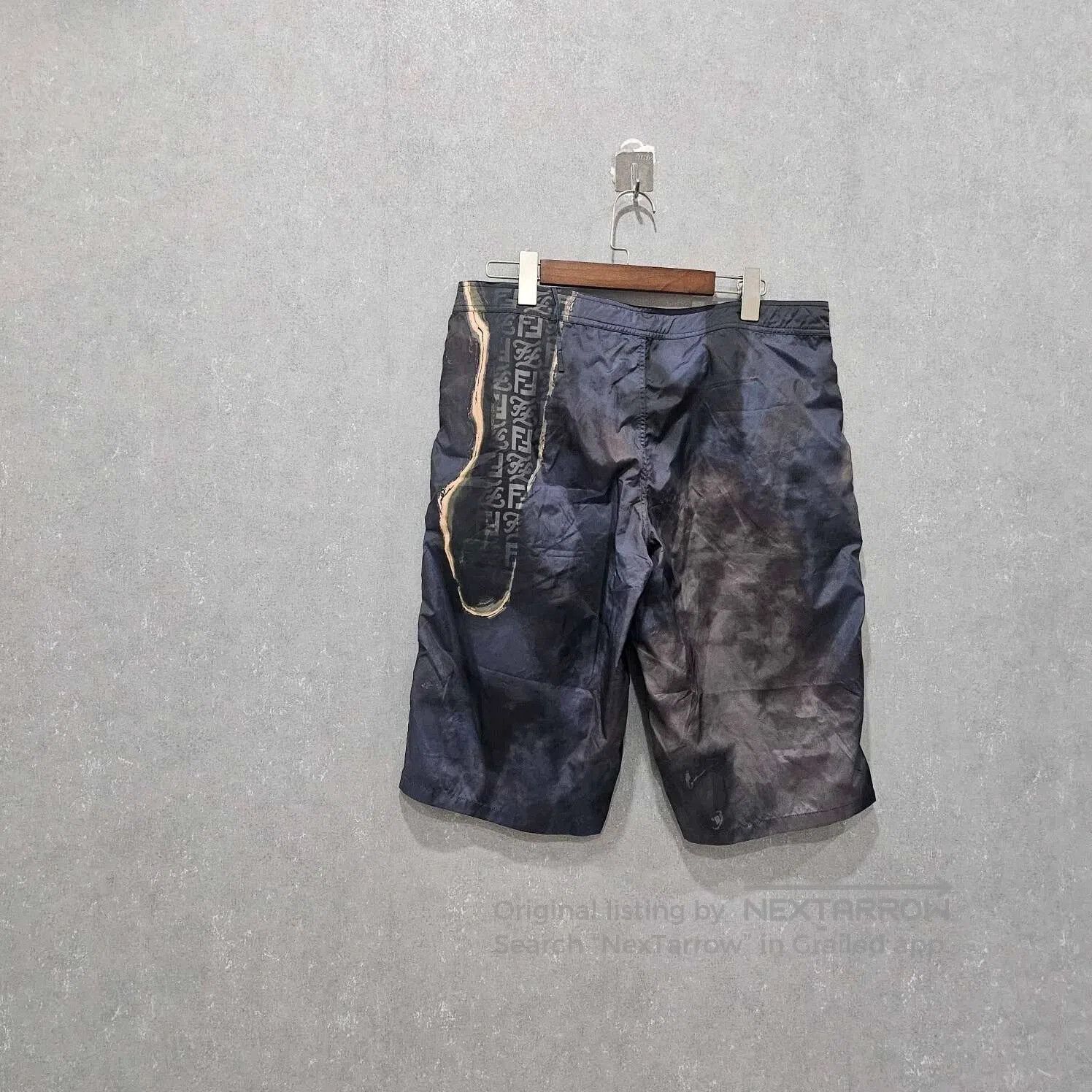 Fendi Fendi Tie-Dye Abstract Print Casual Shorts. Size US 30 / EU 46 - 2 Thumbnail