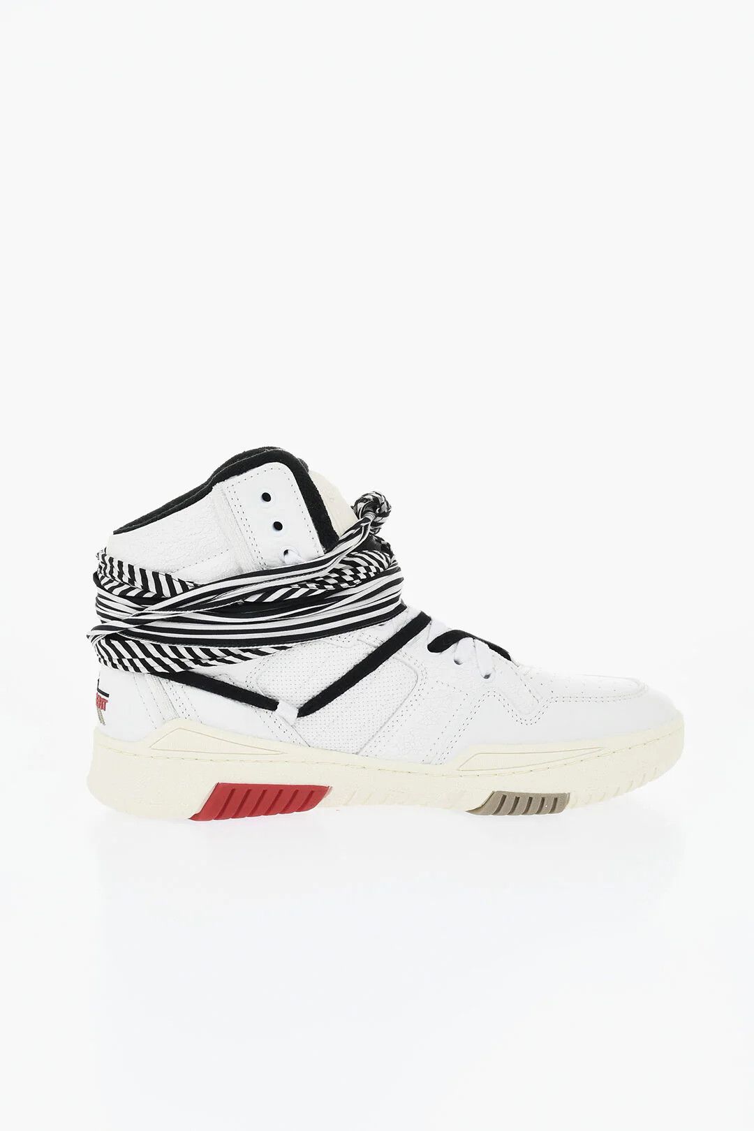 Saint Laurent Paris og1mm0426 Leather Hi-Top Sneakers in Black Size US 8.5 / EU 41-42 - 4 Thumbnail