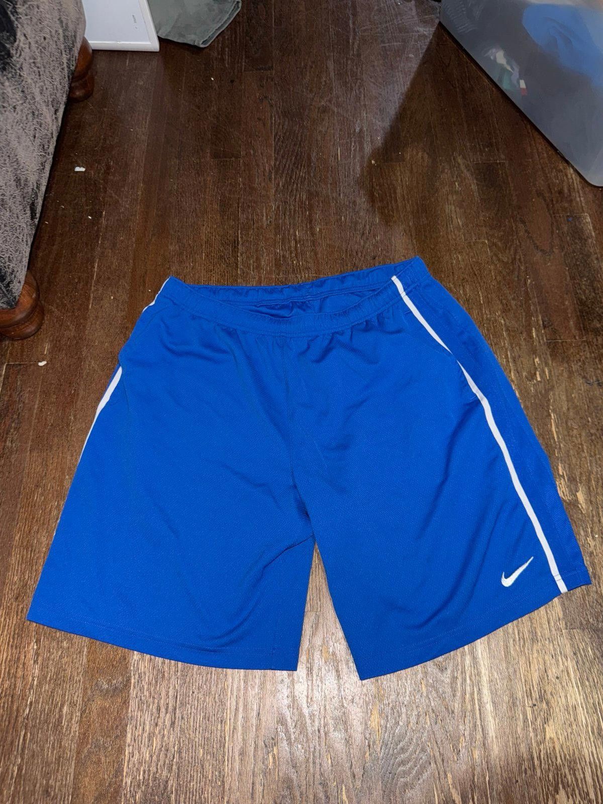 Nike Vintage Y2K Nike Baggy Blue Mesh Shorts Sz L Rare Size US 34 / EU 50 - 2 Thumbnail