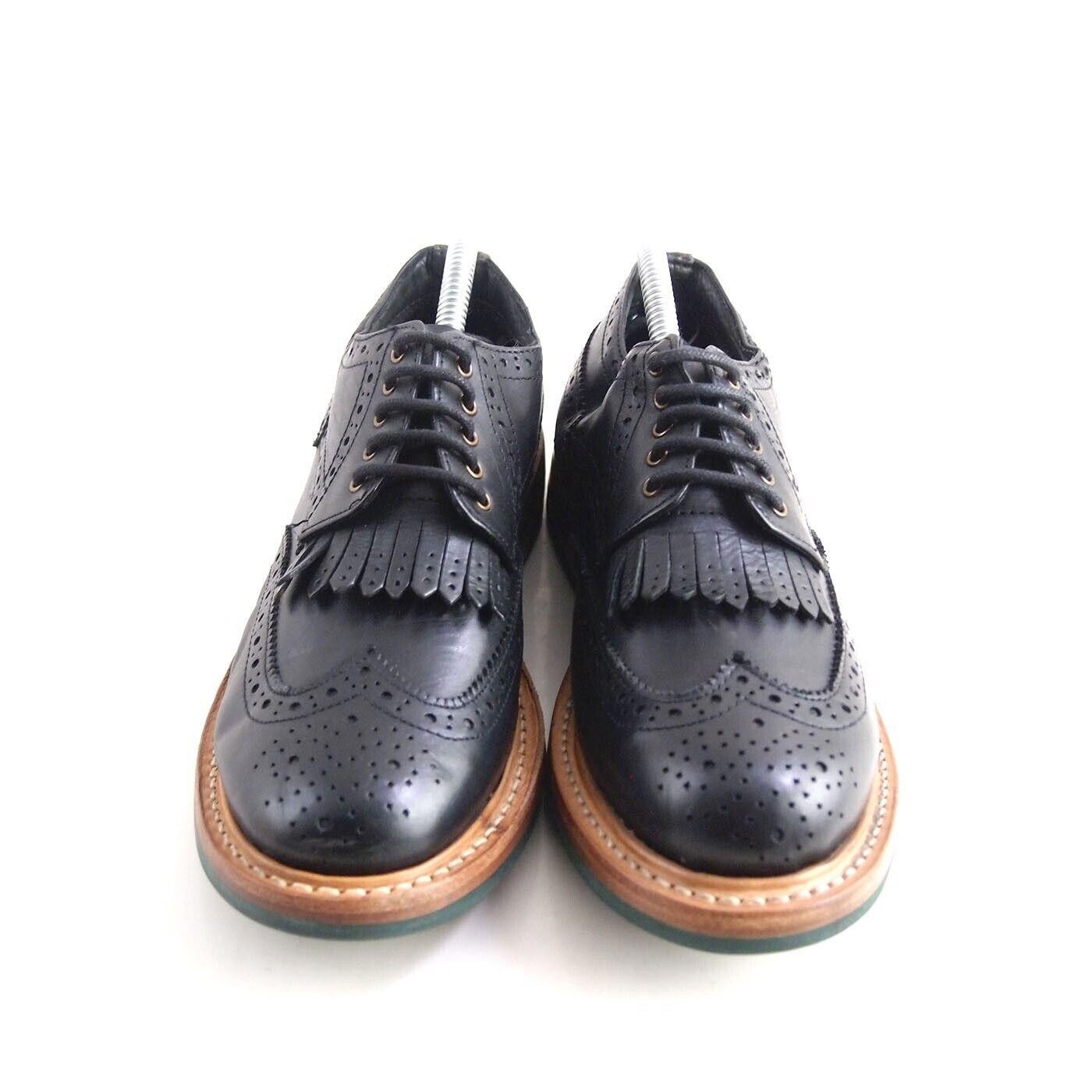 Barbour Barbour Fringe Brogues Oxford Blue Leather Size EU 37 US 7 Size US 7 / IT 37 - 3 Thumbnail