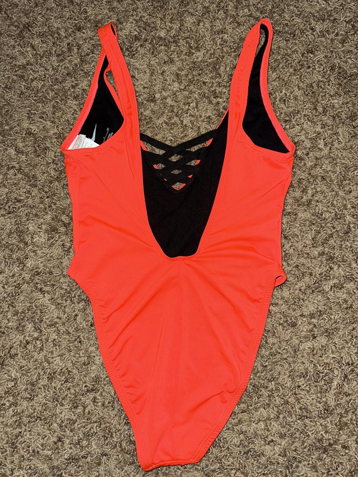 Nike Women's Nike Sneakerkini One Piece Swimsuit High Rise Size ONE SIZE - 4 Thumbnail