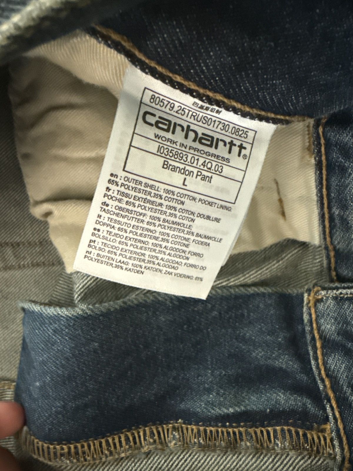 Carhartt Wip Carhartt WIP Brandon Pant Size US 34 / EU 50 - 7 Thumbnail