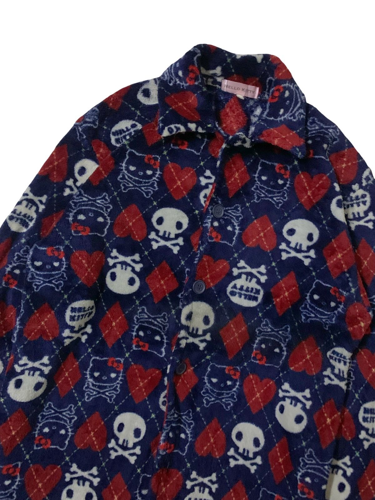 Japanese Brand Japanese Hello Kitty Fleece Button shirt Size M / US 6-8 / IT 42-44 - 5 Thumbnail