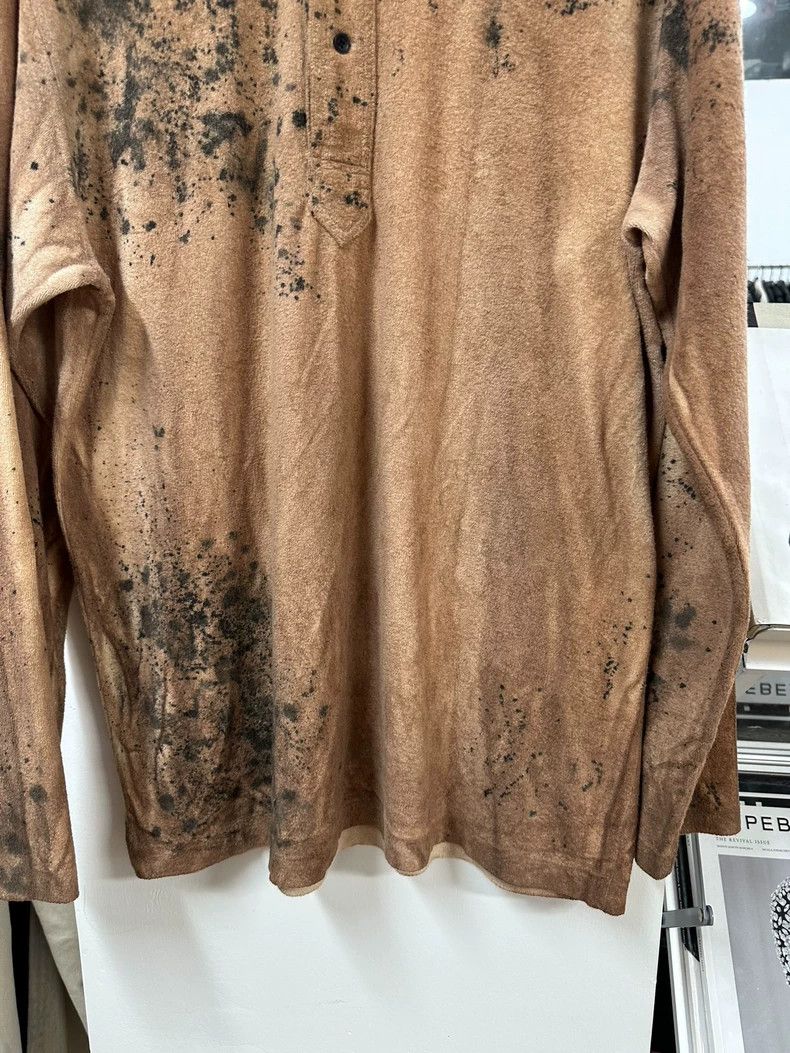 Yohji Yamamoto yohji yamamoto 90S tie-dyed fur collar long sleeve 2502-Ne Size US M / EU 48-50 / 2 - 3 Thumbnail