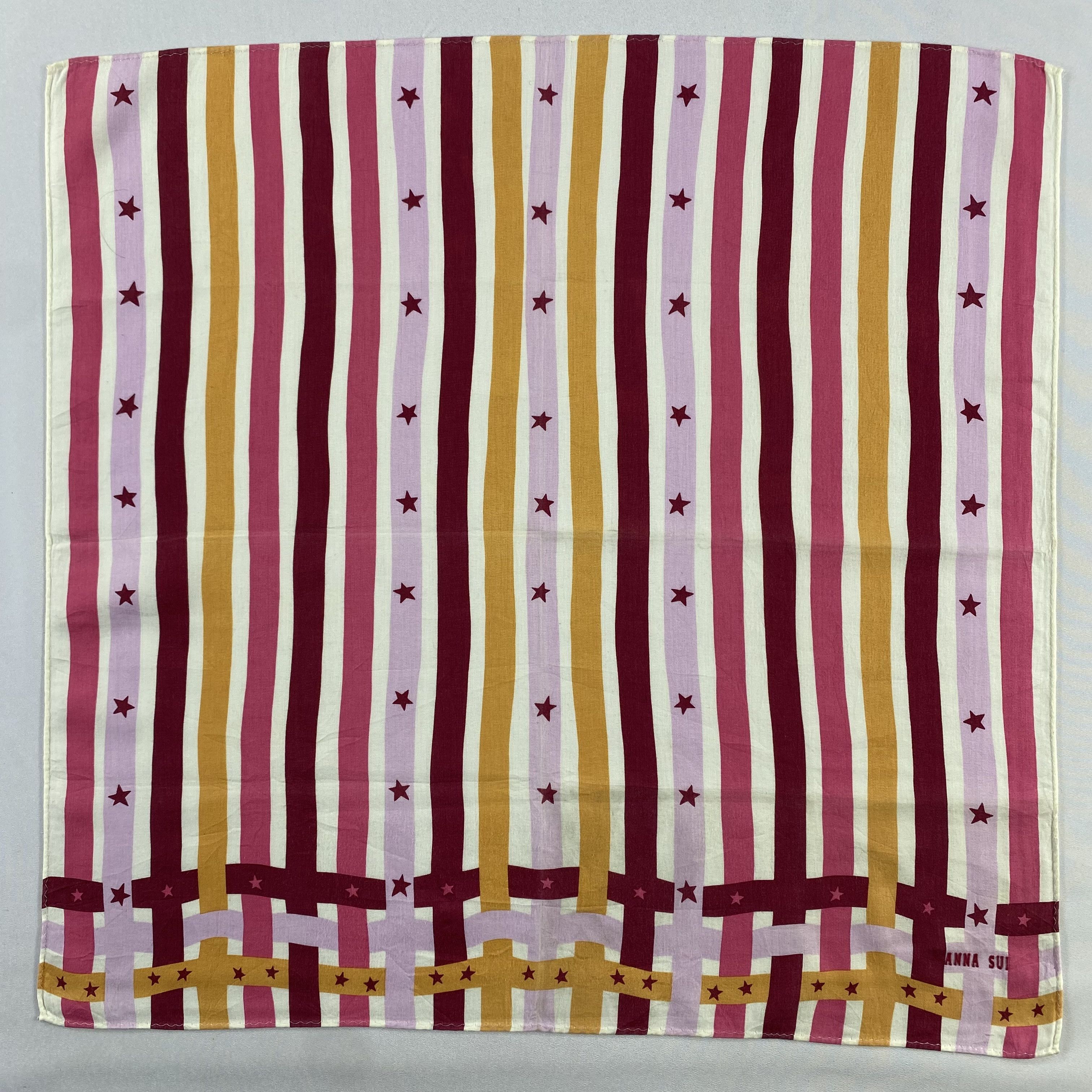 Vintage Anna Sui Bandana/ Handkerchief / Neckerchief-P1085 Size ONE SIZE - 1 Thumbnail