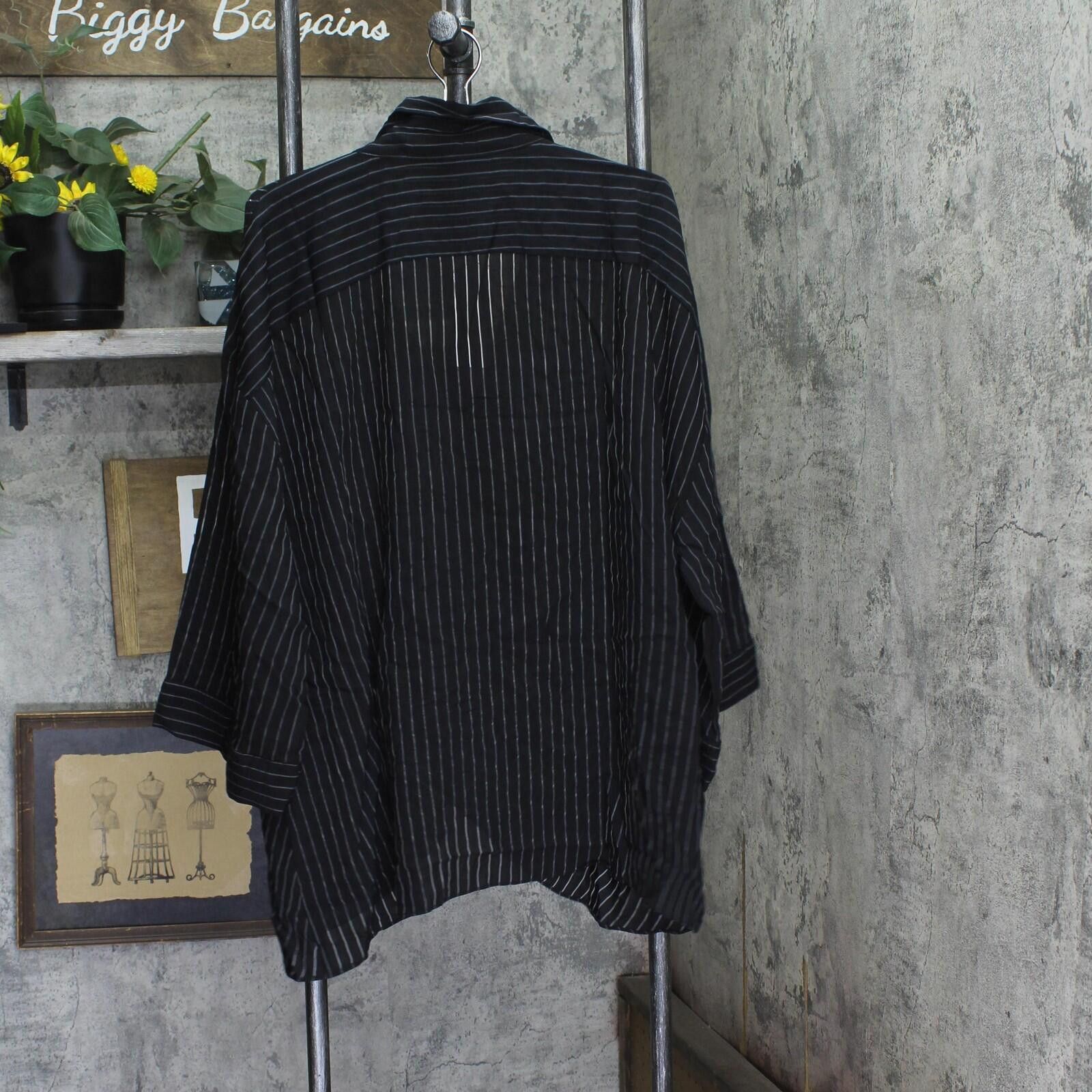 Other City Chic Twist Pacifica Button Up Shirt Black Multi 20w Size 3XL / US 20-22 - 2 Thumbnail