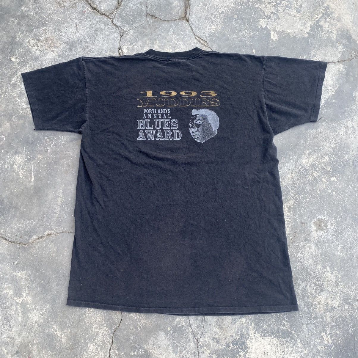 Rap Tees Rare Cascade Blues Association MUDDY AWARDS tee Size US XL / EU 56 / 4 - 2 Thumbnail