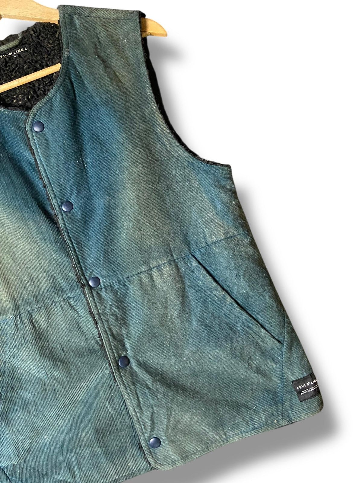 Japanese Brand × Levi's × Vintage Levi’s Line Cotton Outerwear Vest (130) Size US XXS / EU 40 - 5 Thumbnail