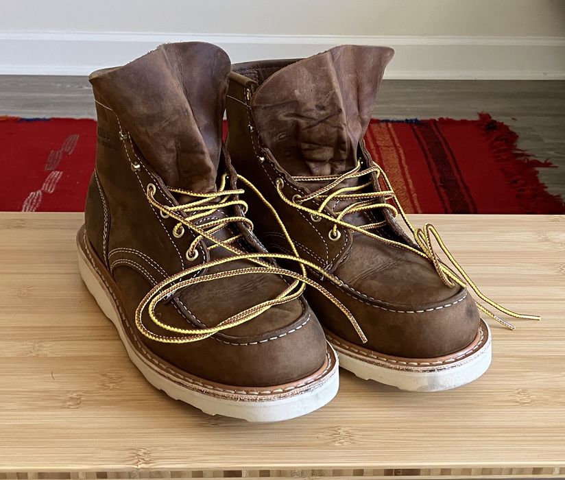 Whites Boots Whites Perry Moc Toe, US 8.5EE, Brown Distress | Grailed