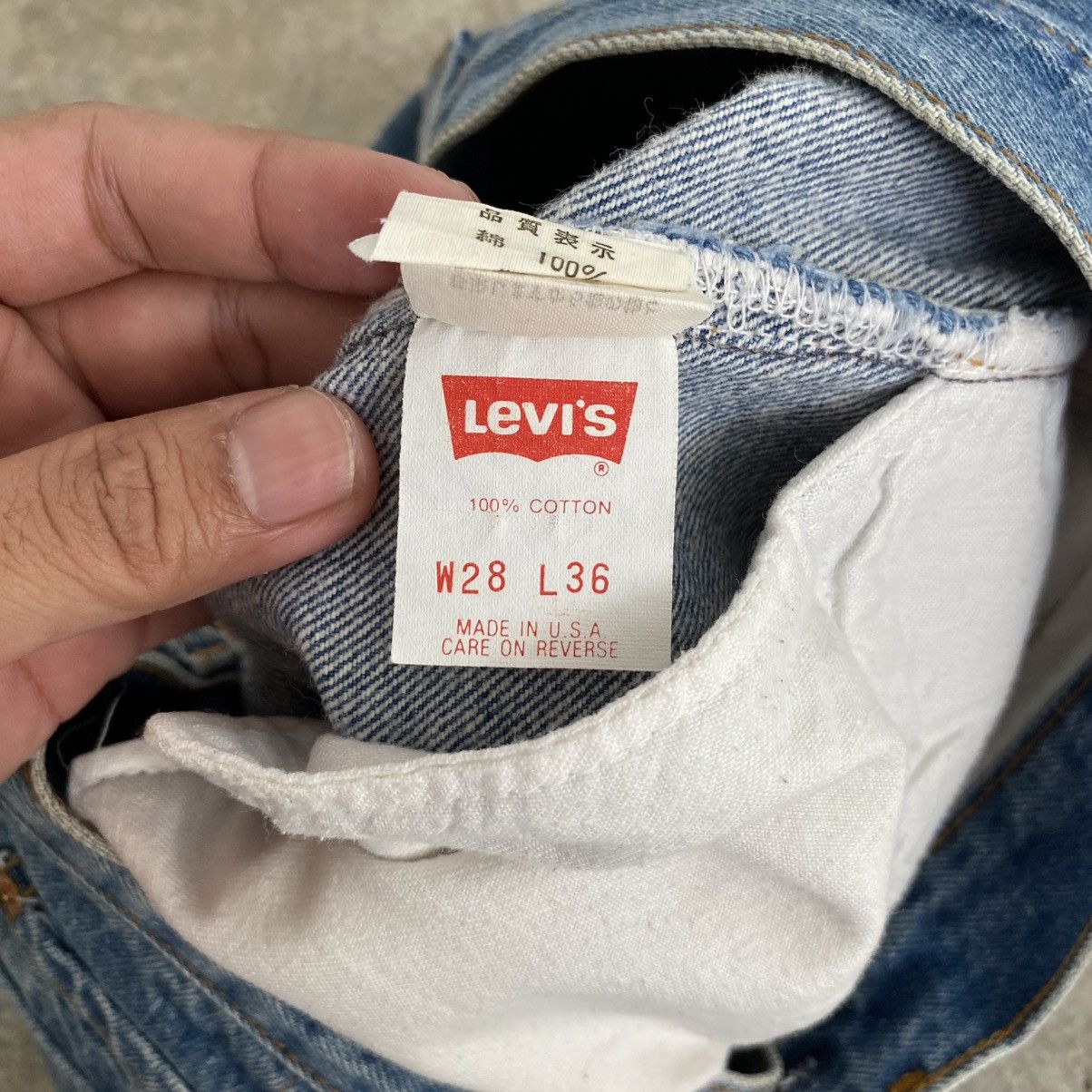 Levi's Size 27 Vintage 1991 Levis 501xx Denim Jeans Shorts Jorts Size US 27 - 9 Thumbnail