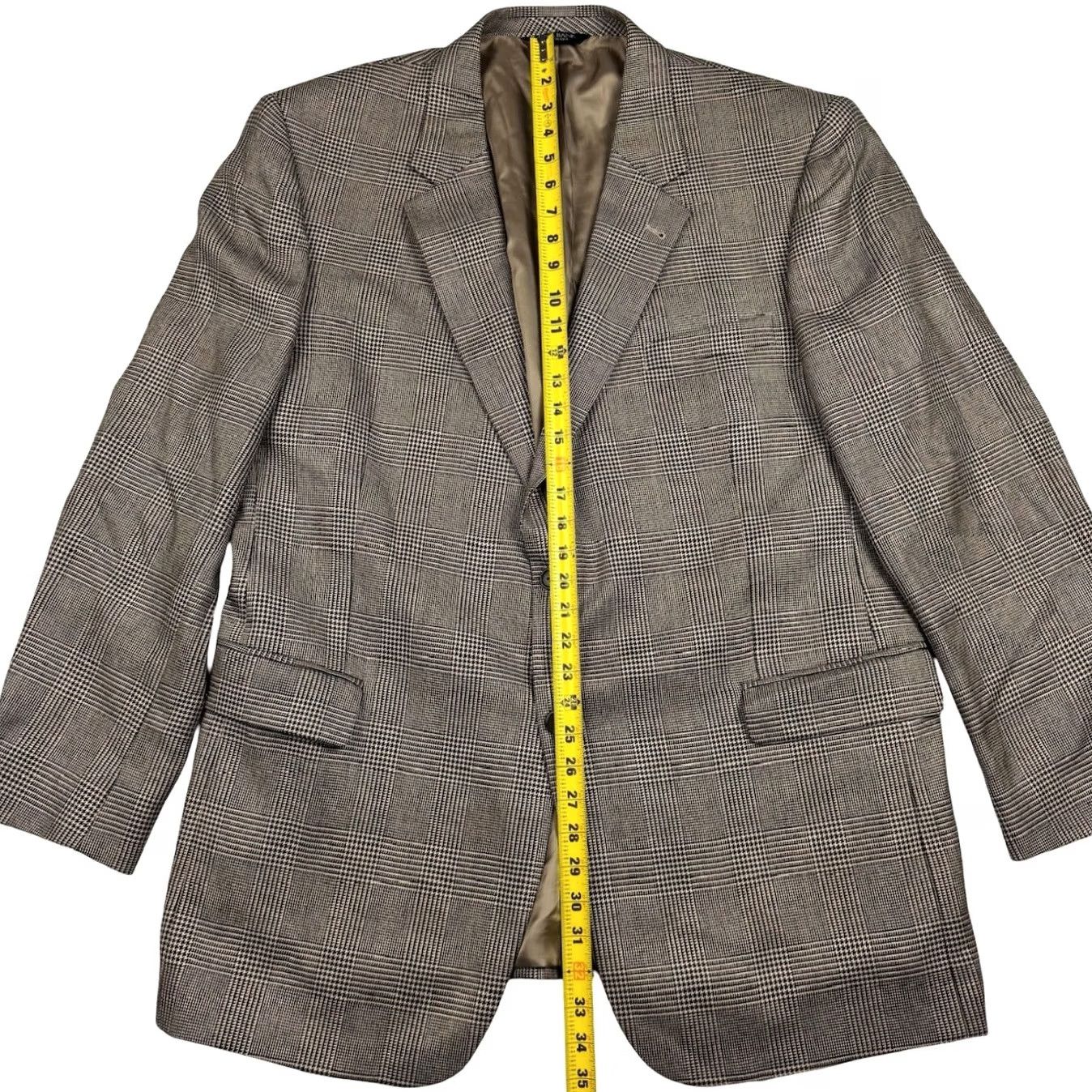 Jos. A. Bank Jos. A. Bank Men’s Blazer Jacket Brown 48L Camel Hair Silk Blend 2-Button Size 48R - 7 Thumbnail