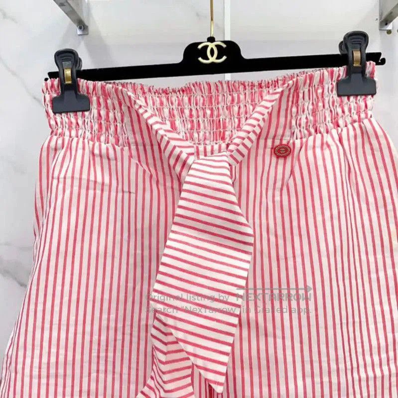 Chanel Chanel Striped Casual Pants for Women . Size 23" - 9 Thumbnail