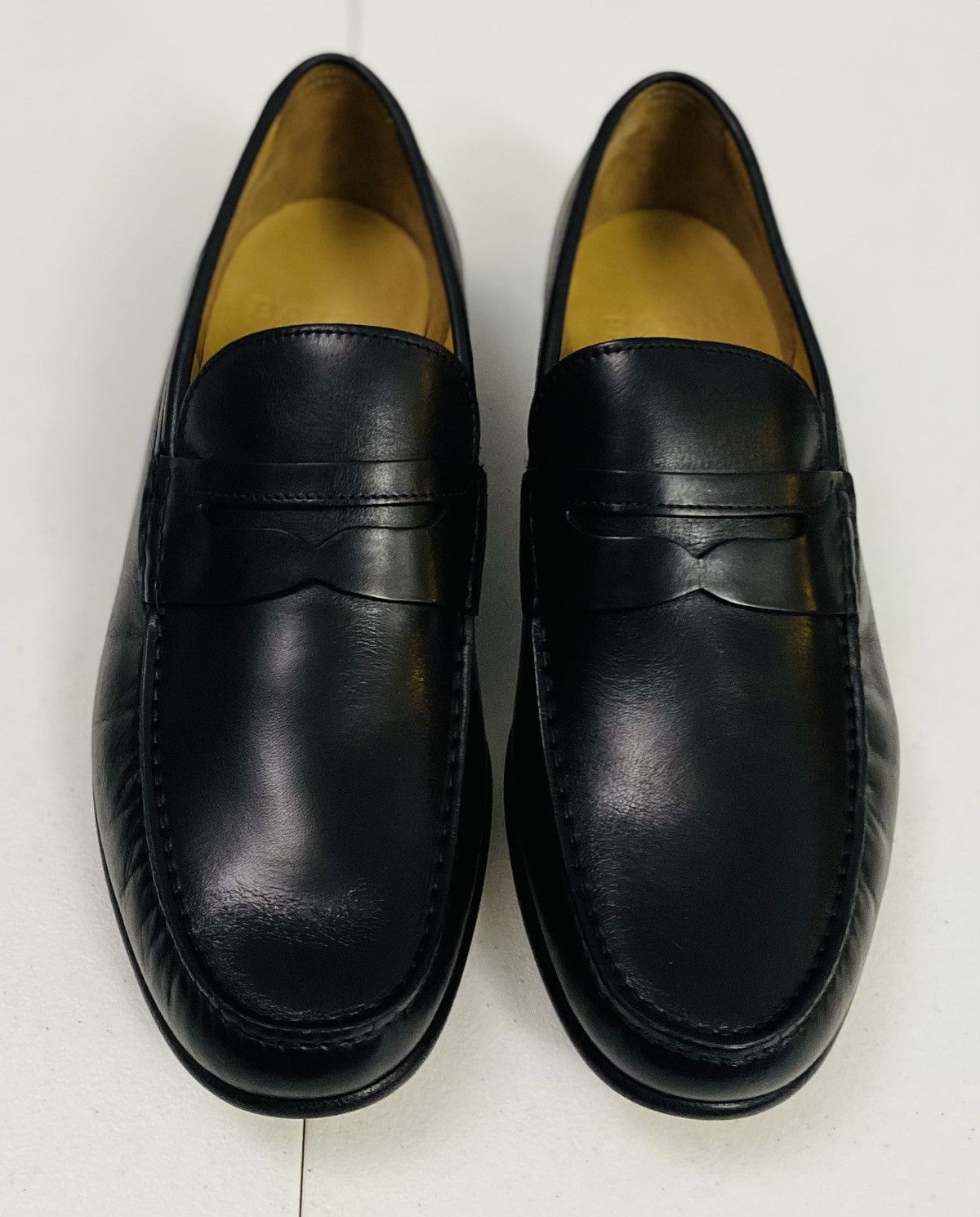 Bally Bally Black Calfskin Termez Penny Loafer 8 EEE New In Box Size US 8 / EU 41 - 6 Thumbnail