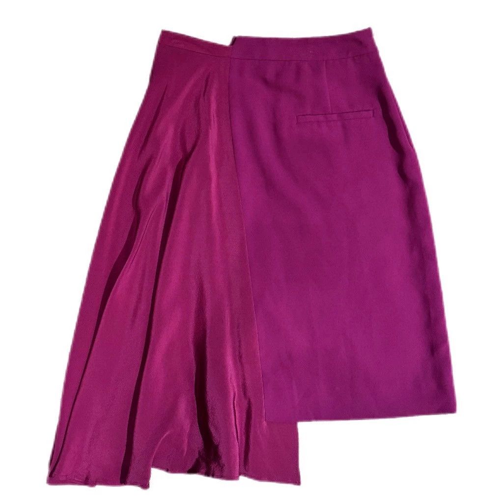 Maison Margiela Maison Margiela Burgundy Colorblock Dress 2015AW 38 Size 26" / US 2 / IT 38 - 1 Thumbnail