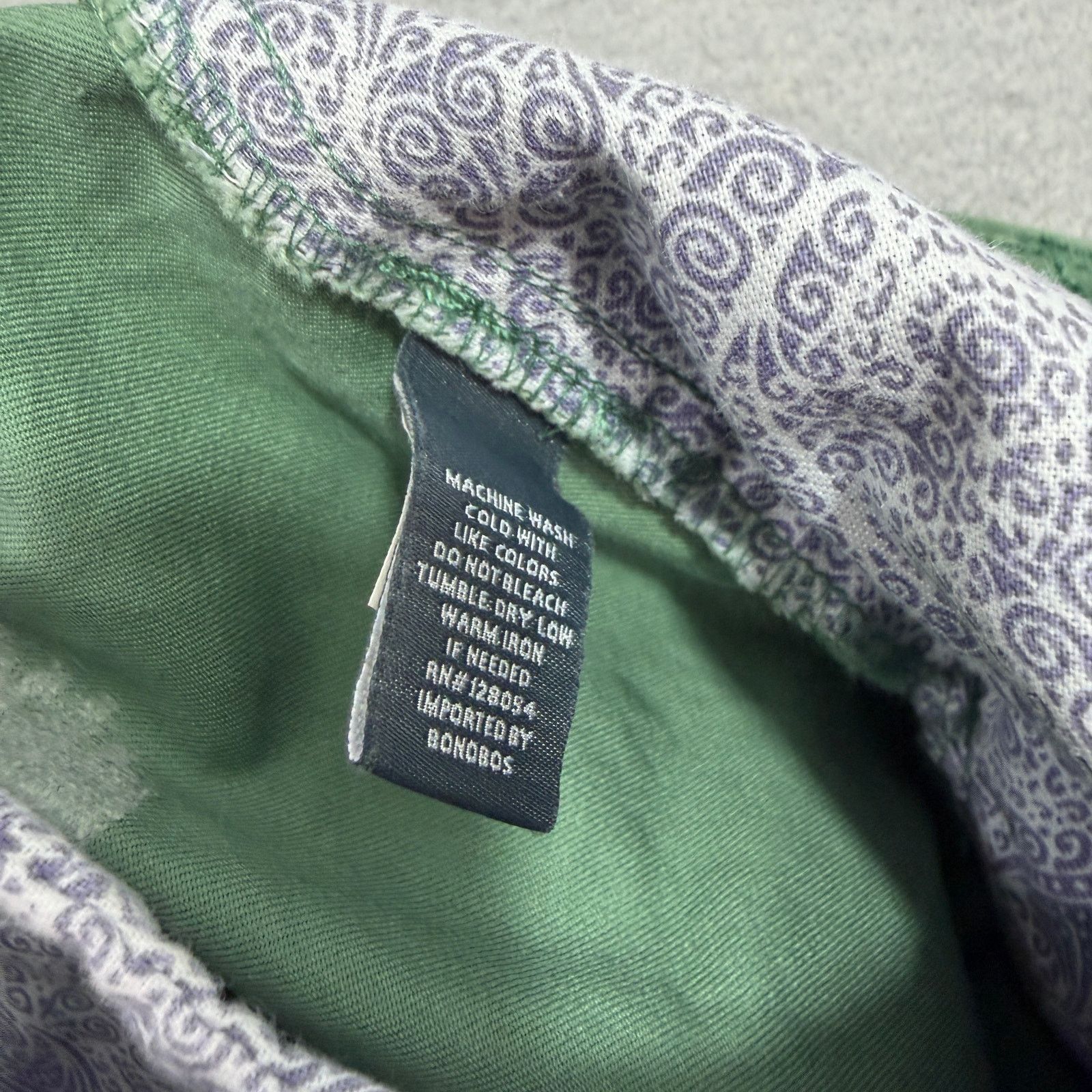 Bonobos BONOBOS Washed Chinos Straight Leg Pants Men's 30x34 Green Size US 30 / EU 46 - 6 Thumbnail