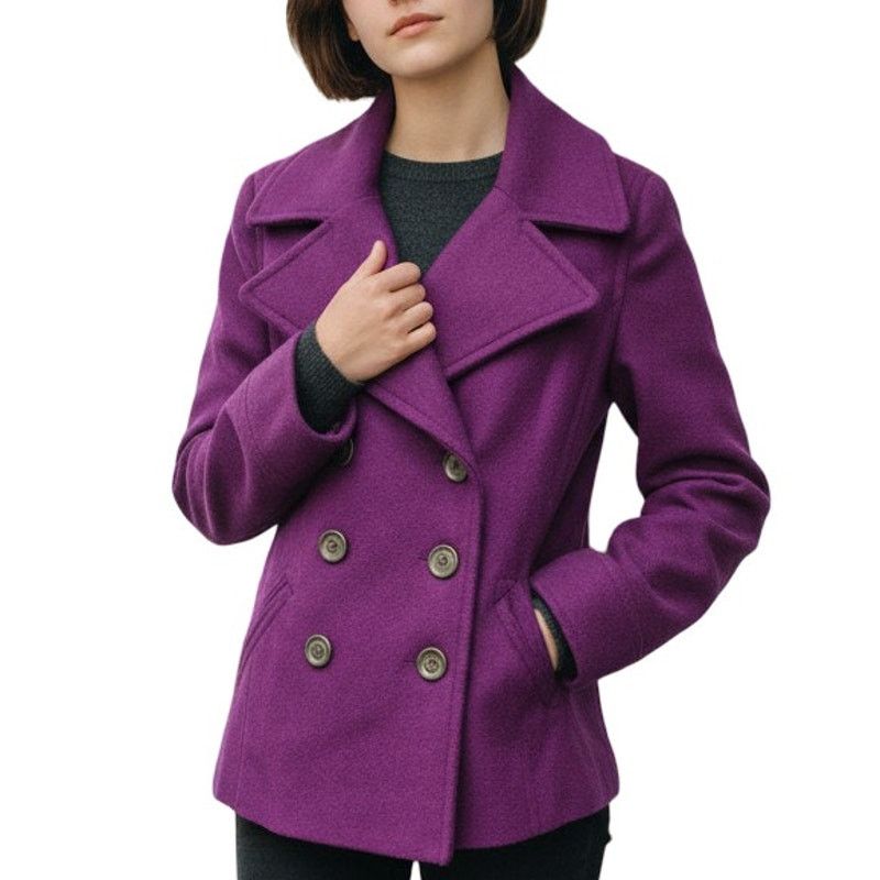 Old Navy Old Navy Pea coat 70% Wool blend Double breasted Lined S Size S / US 4 / IT 40 - 2 Thumbnail