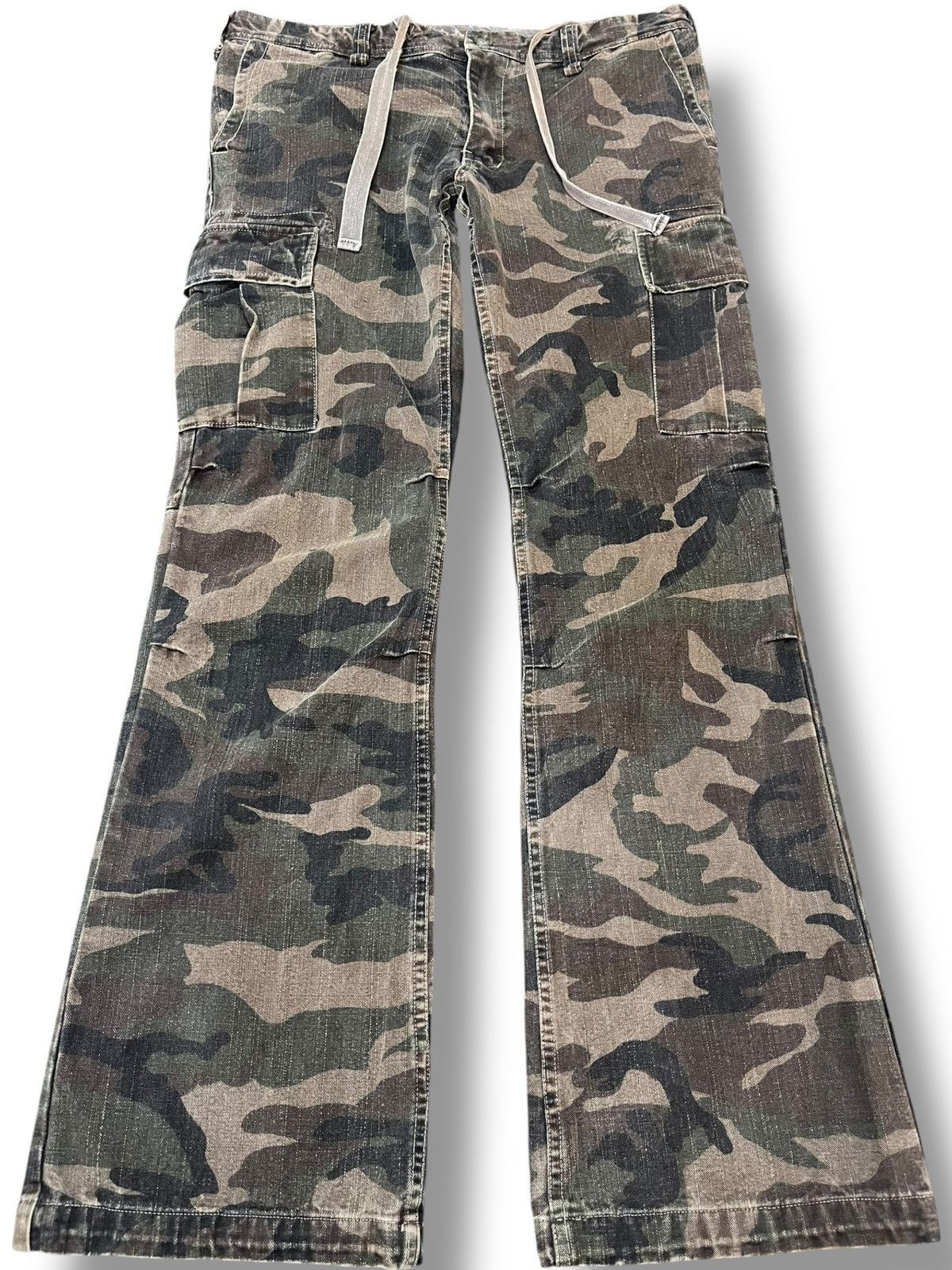 Hysteric Glamour Vintage Eden Mellow Flare Camo Military Cargo Denim Size US 34 / EU 50 - 1 Thumbnail