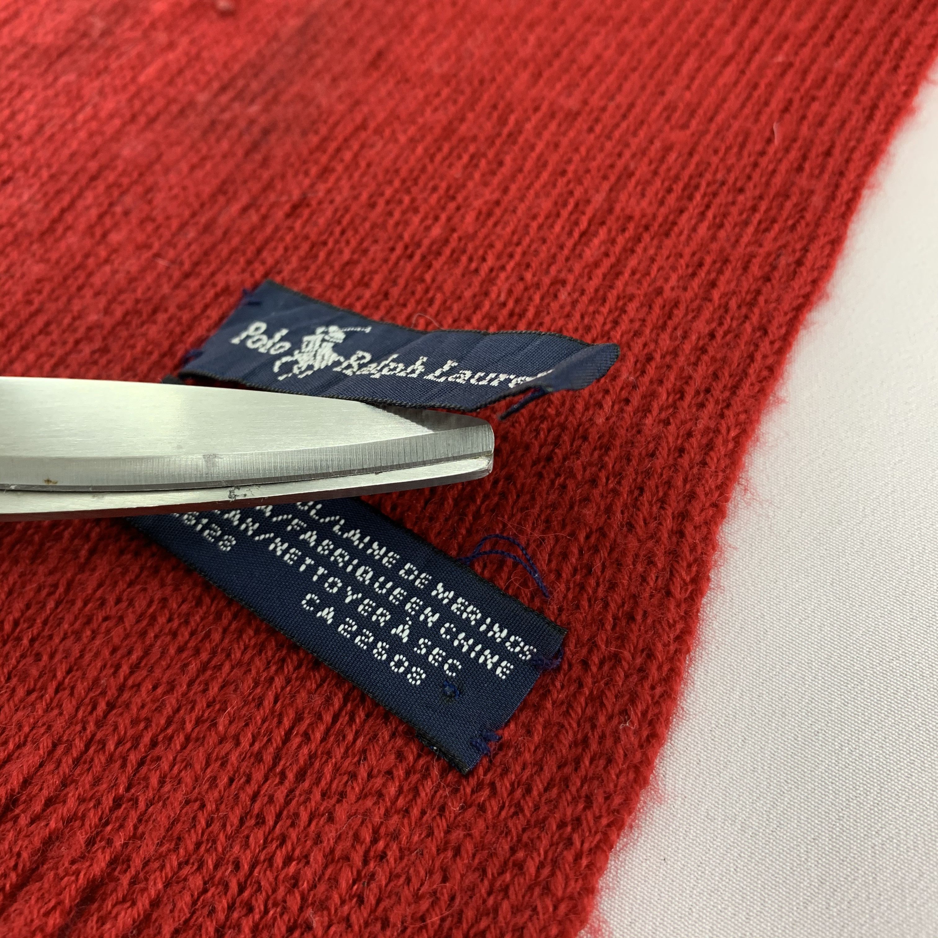 Polo Ralph Lauren Polo Ralph Lauren Scarf Wool Muffler Neck Wrap BL4404 Size ONE SIZE - 6 Thumbnail