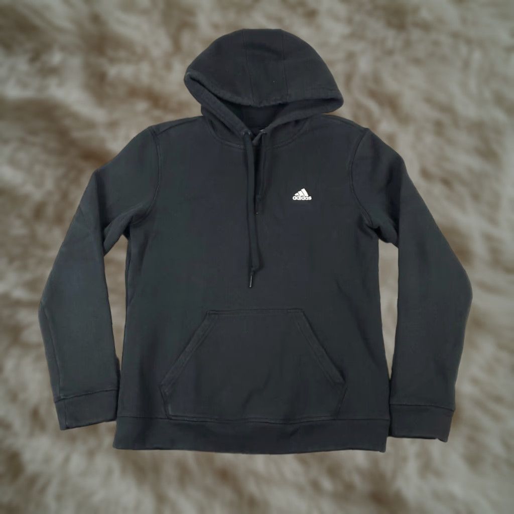 Adidas VINTAGE Adidas Women's Hoodie Pullover Sweatshirt Small Black Casual Activewear Fall Winter Size S / US 4 / IT 40 - 1 Thumbnail
