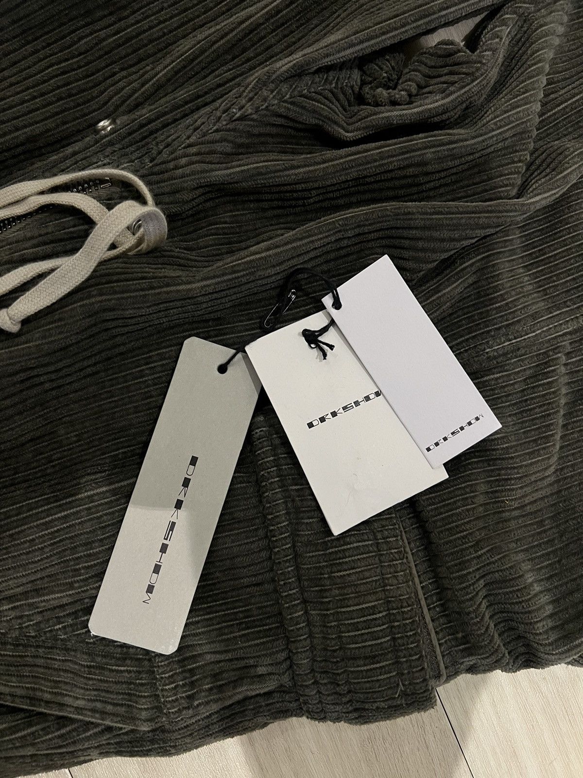 Rick Owens × Rick Owens Drkshdw Rick Owens Cargo Bela Size US 34 / EU 50 - 2 Thumbnail