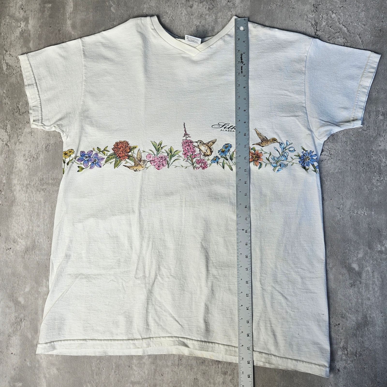 Anvil Vintage 90s Anvil Cottagecore Floral Flower Retro Tee XL Size XL / US 12-14 / IT 48-50 - 3 Thumbnail