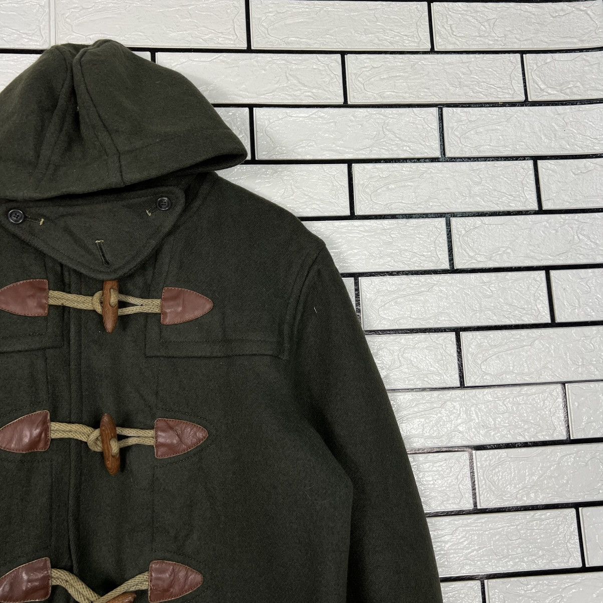 Van Vintage 90's VAN JAC Hooded Duffle Coat Long Coat #4138-C188 Size US M / EU 48-50 / 2 - 4 Thumbnail