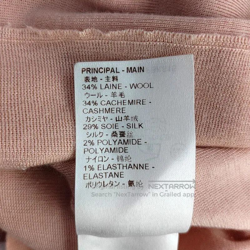 Louis Vuitton Louis Vuitton Pink Wool Short Sleeve Top . Size M / US 6-8 / IT 42-44 - 3 Thumbnail