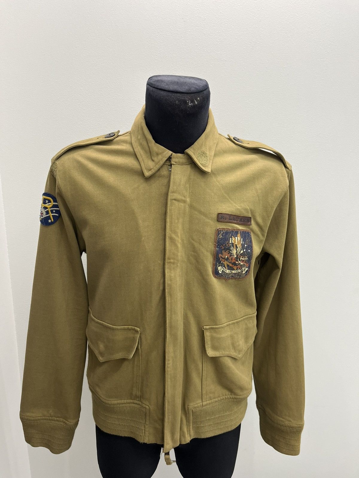 Polo Ralph Lauren Vintage Polo Ralph Lauren Soaring Tigers Military Jacket Size US M / EU 48-50 / 2 - 1 Thumbnail