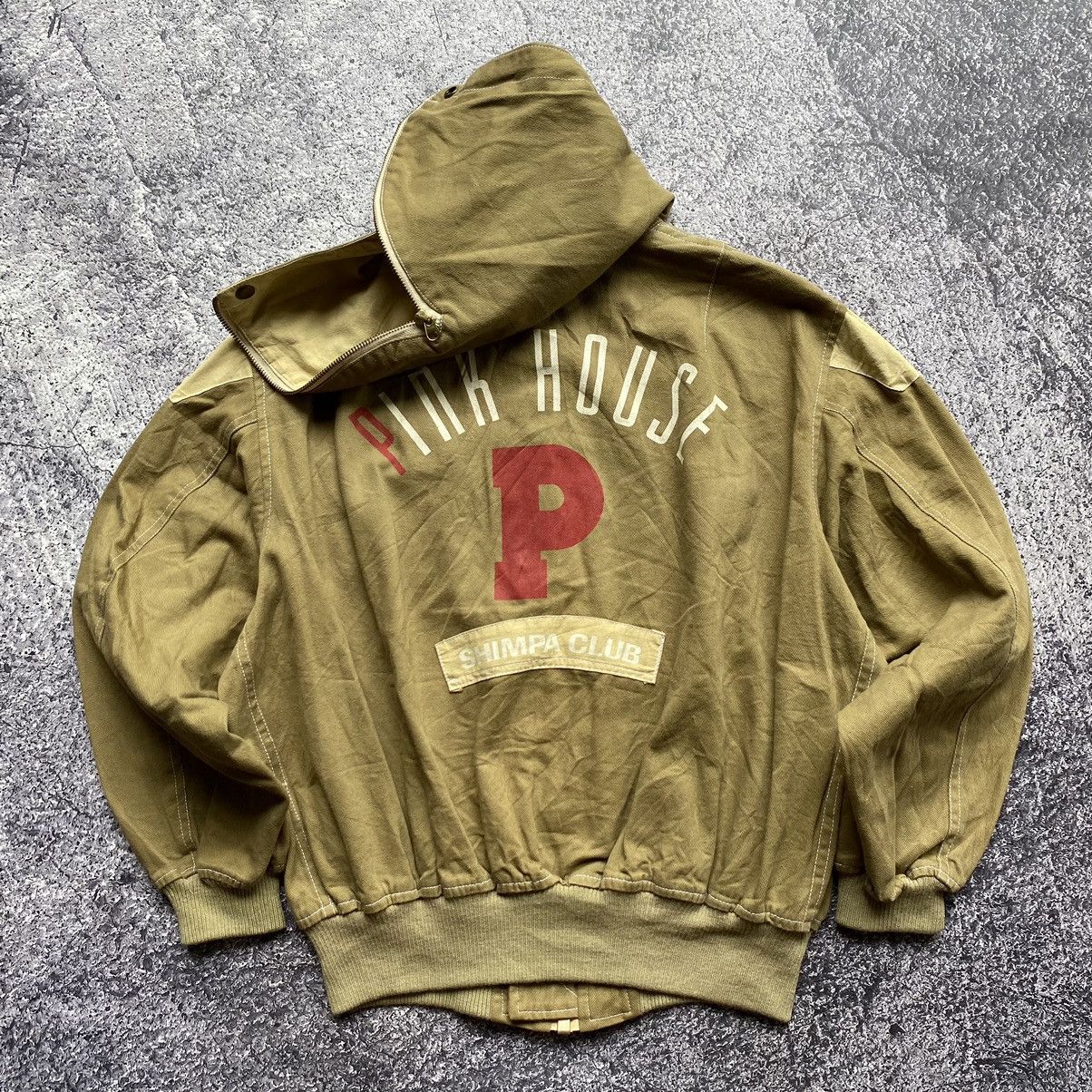 Karl Helmut Rare✨ PINK HOUSE Vintage Japanese Hoodies Size L / US 10 / IT 46 - 2 Thumbnail