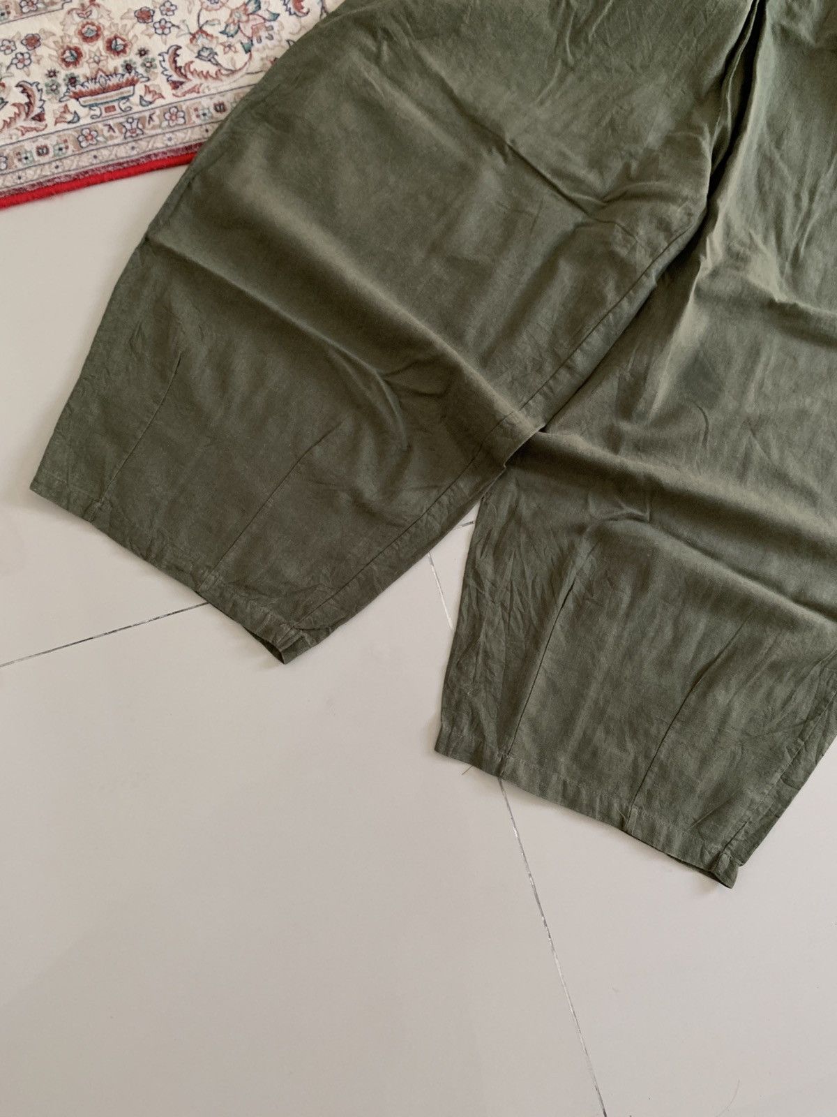 Yohji Yamamoto Unohep Pianer Linen Superwide Balloon Pants Size US 34 / EU 50 - 2 Thumbnail