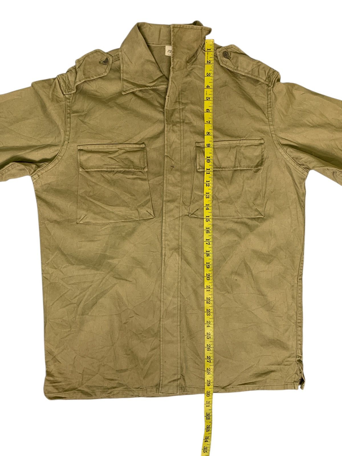 Vintage Rare Design Vintage Military Safari Jacket Hidden Button Up Size US M / EU 48-50 / 2 - 9 Thumbnail