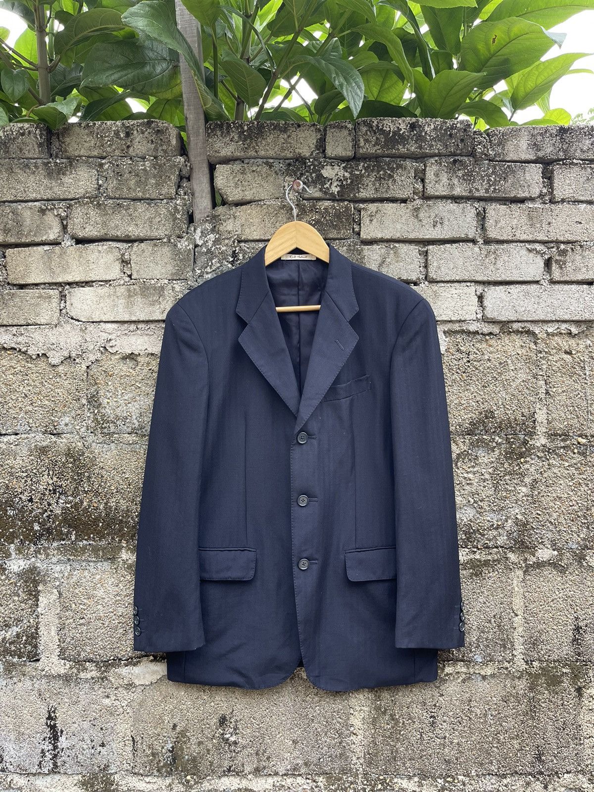image of Karl Helmut Suit Jacket in Navy, Men's (Size Medium)