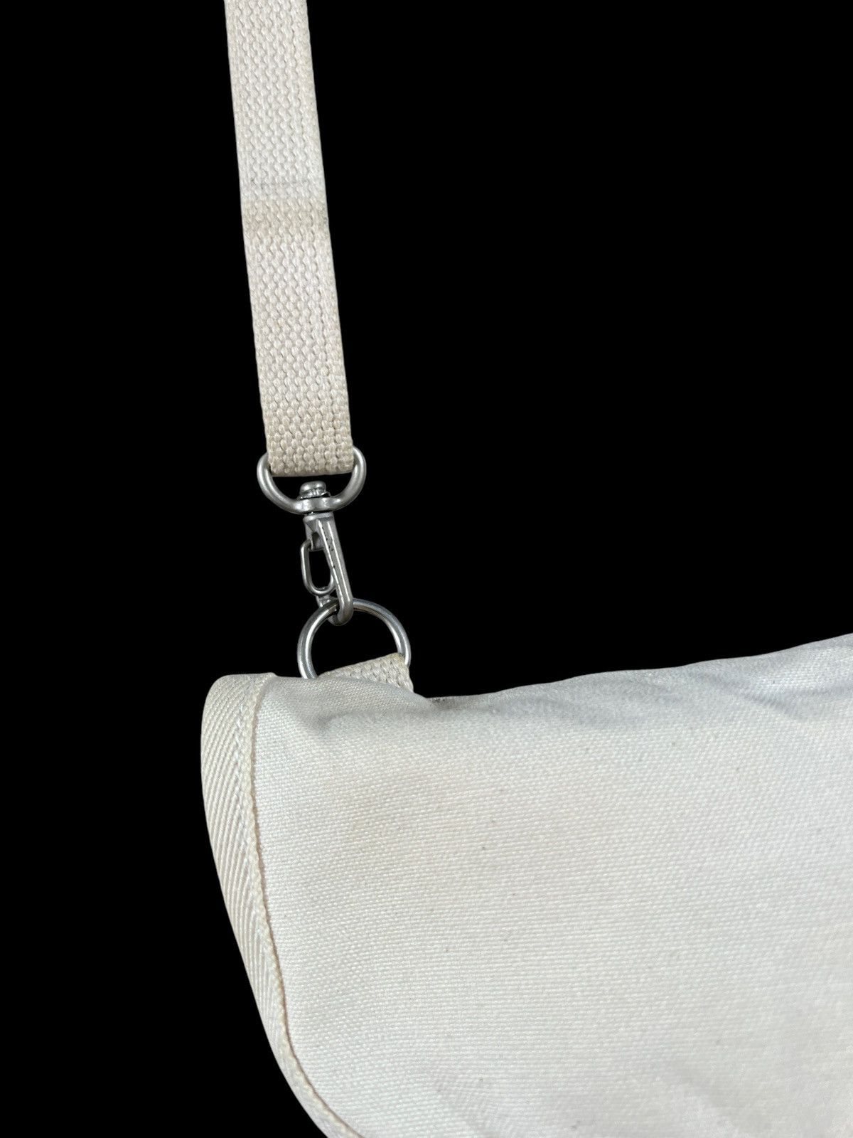 Handmade × Ichizawa Shinzaburo Hanpu × Japanese Brand Ichizawa Shinzaburo Hanpu 🇯🇵 Canvas Sling Bag Size ONE SIZE - 8 Thumbnail