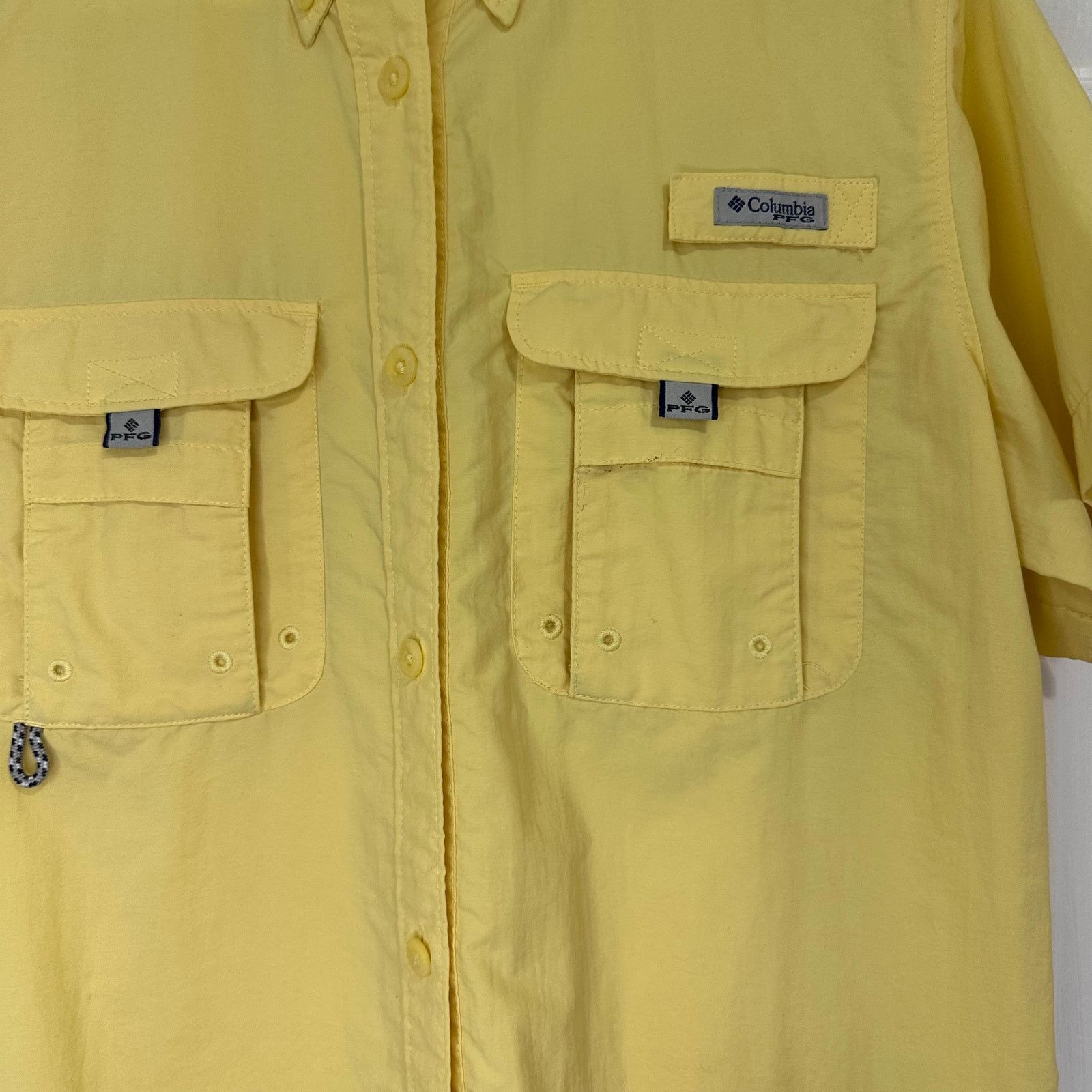 Columbia Columbia Women's Bahama Yellow Short Sleeve Size Small Size S / US 4 / IT 40 - 2 Thumbnail