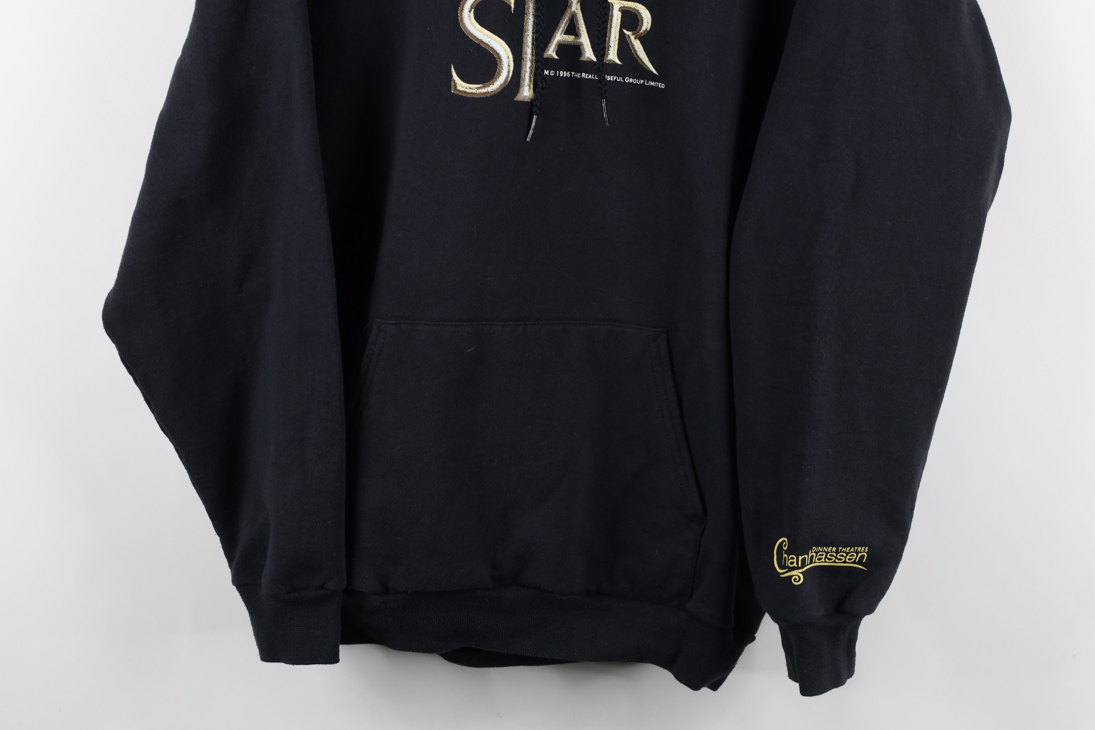 Vintage Vintage 90s Out Jesus Christ Super Star Play Hoodie Black Size US M / EU 48-50 / 2 - 3 Thumbnail