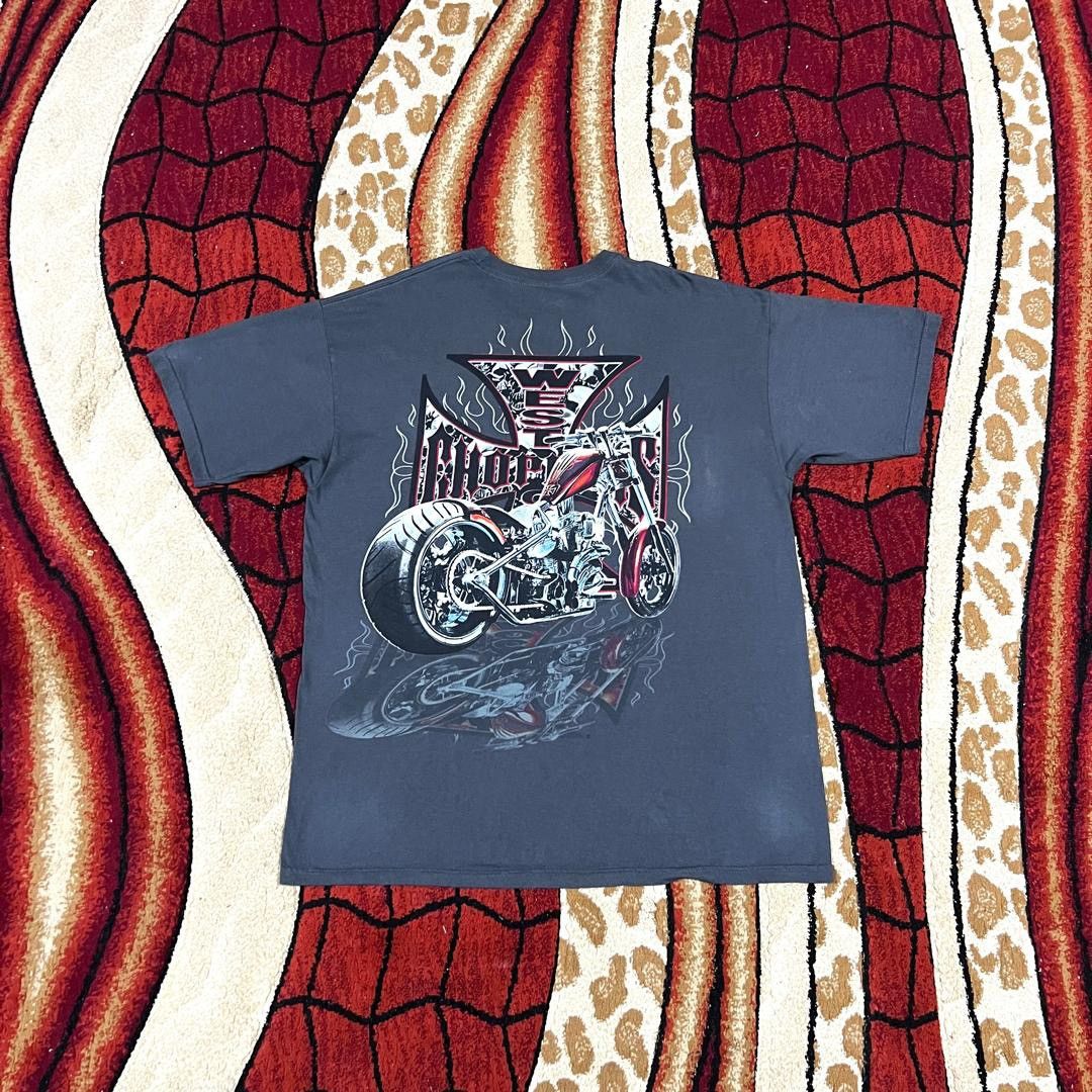 West Coast Choppers Thrashed Faded West Coast Choppers Rare T Shirt Size US XL / EU 56 / 4 - 1 Thumbnail
