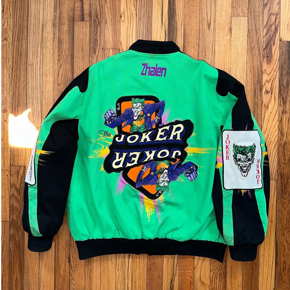 DC Comics × JH Design RARE Vintage JH Design The Joker Racing Jacket Batman XL Size US XL / EU 56 / 4 - 21 Thumbnail
