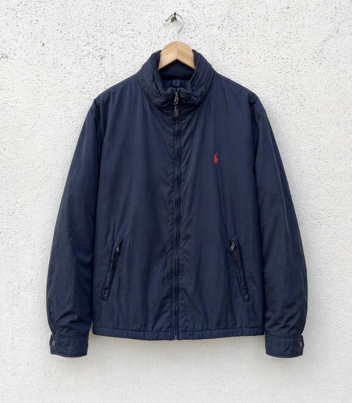 Polo Ralph Lauren Polo Ralph Lauren Navy Jacket Small Logo Classic Menswear Size US L / EU 52-54 / 3 - 1 Thumbnail