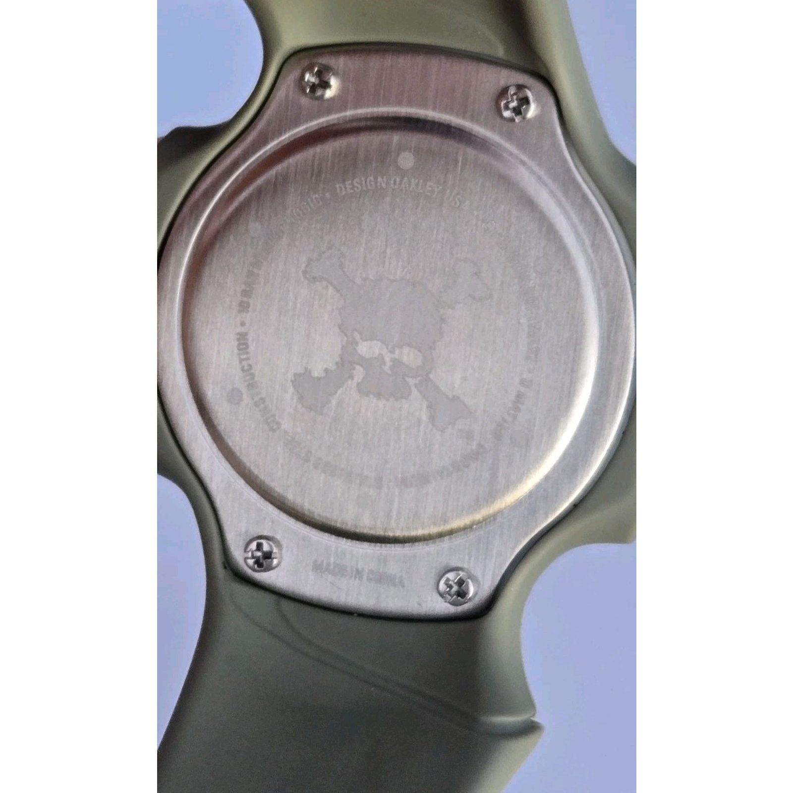 Oakley NEW Oakley Y2K Vintage D2 3 Sport Glo Watch Digital Gel Band Size 36 - 12 Thumbnail
