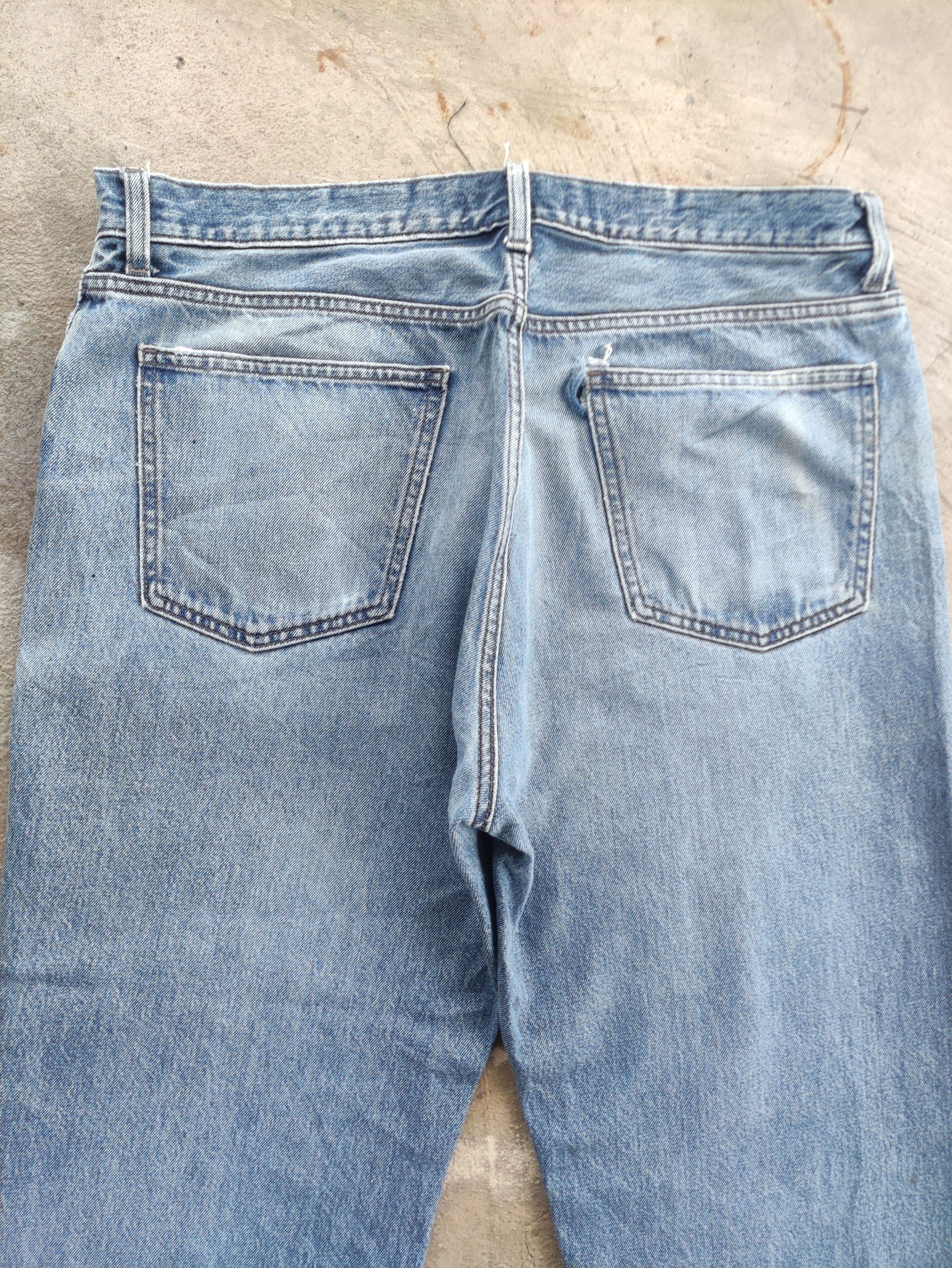 Japanese Brand Vintage Japanese Baggy Jean Faded Pants Size US 38 / EU 54 - 9 Thumbnail