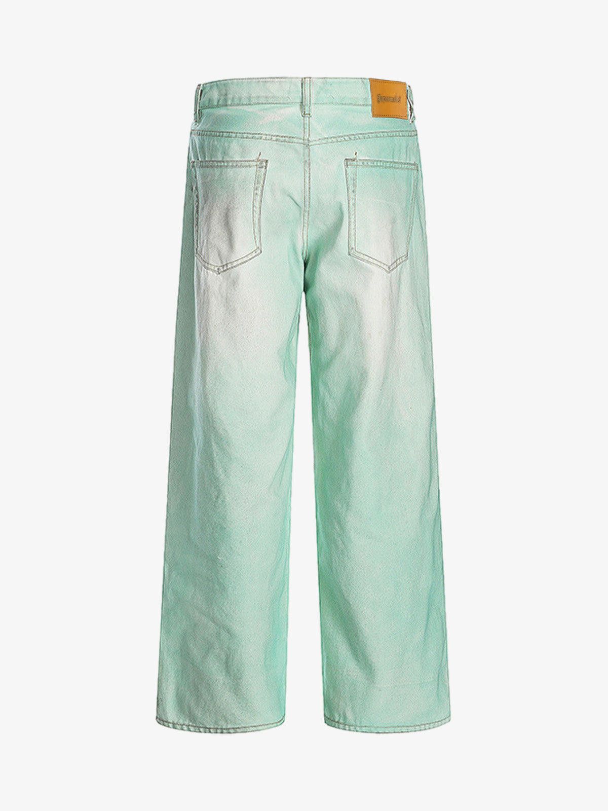 Other Distressed Handmade Luminous Mud-dyed Paint Jeans Size US 33 - 3 Thumbnail