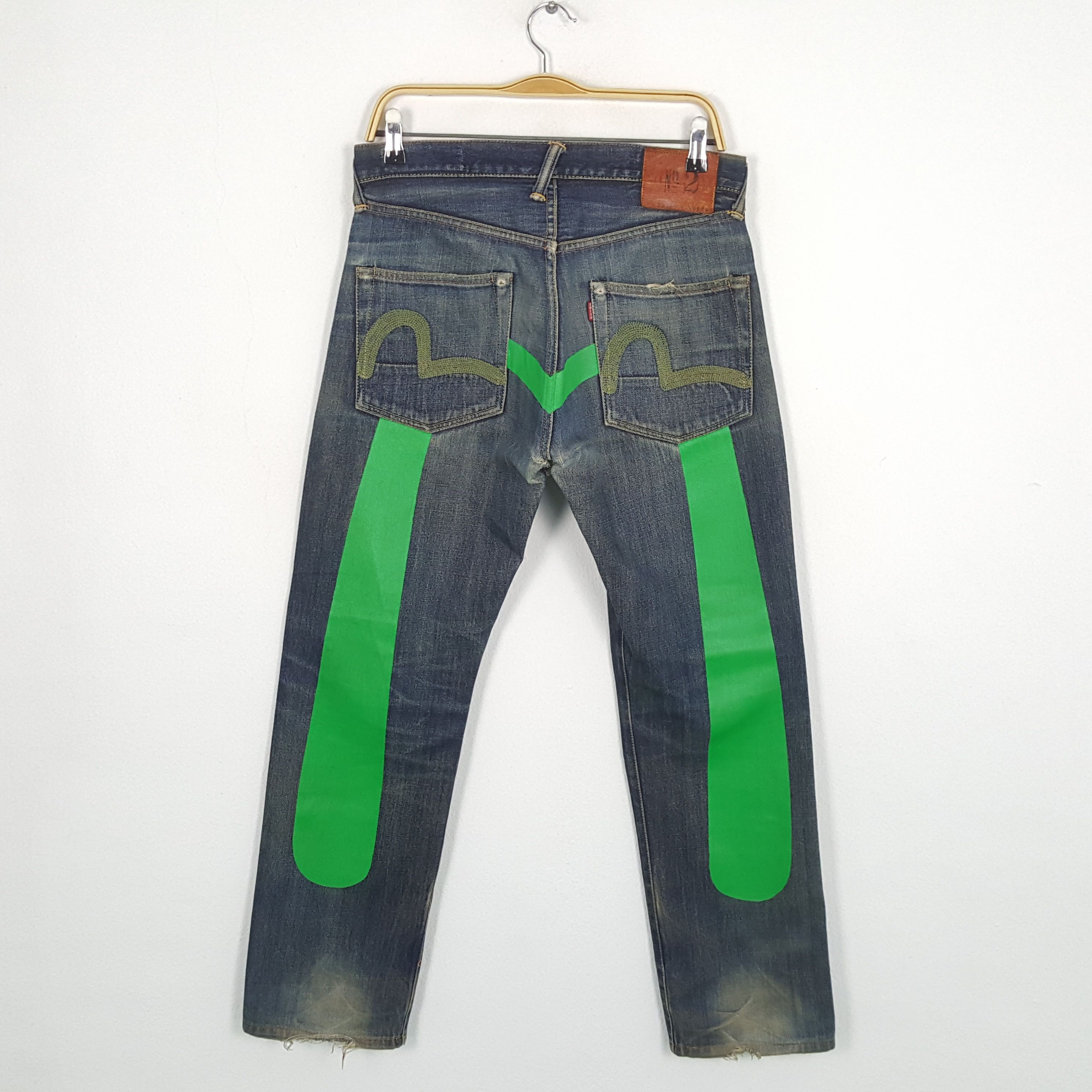 Evisu × Japanese Brand × Vintage Vintage EVISU Japanese Brand Daicock Custom Distressed Jeans Size US 30 / EU 46 - 1 Thumbnail