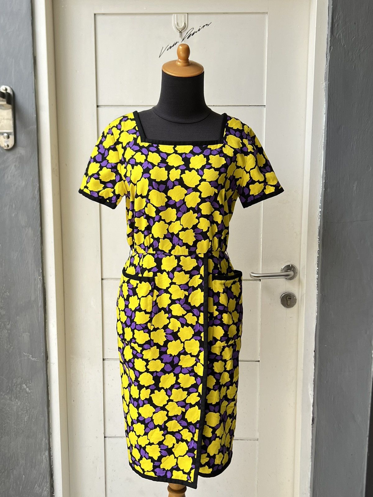 Oscar De La Renta OSCAR DE LA RENTA Flower Motive Dress Size XS / US 0-2 / IT 36-38 - 5 Thumbnail