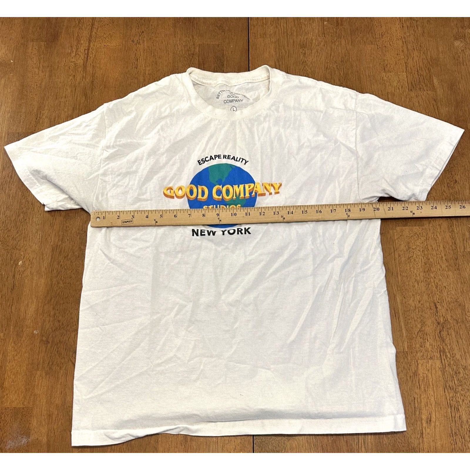 Vintage The Good Company T Shirt Large Universal Studios Spoof White L Men Size US L / EU 52-54 / 3 - 5 Thumbnail