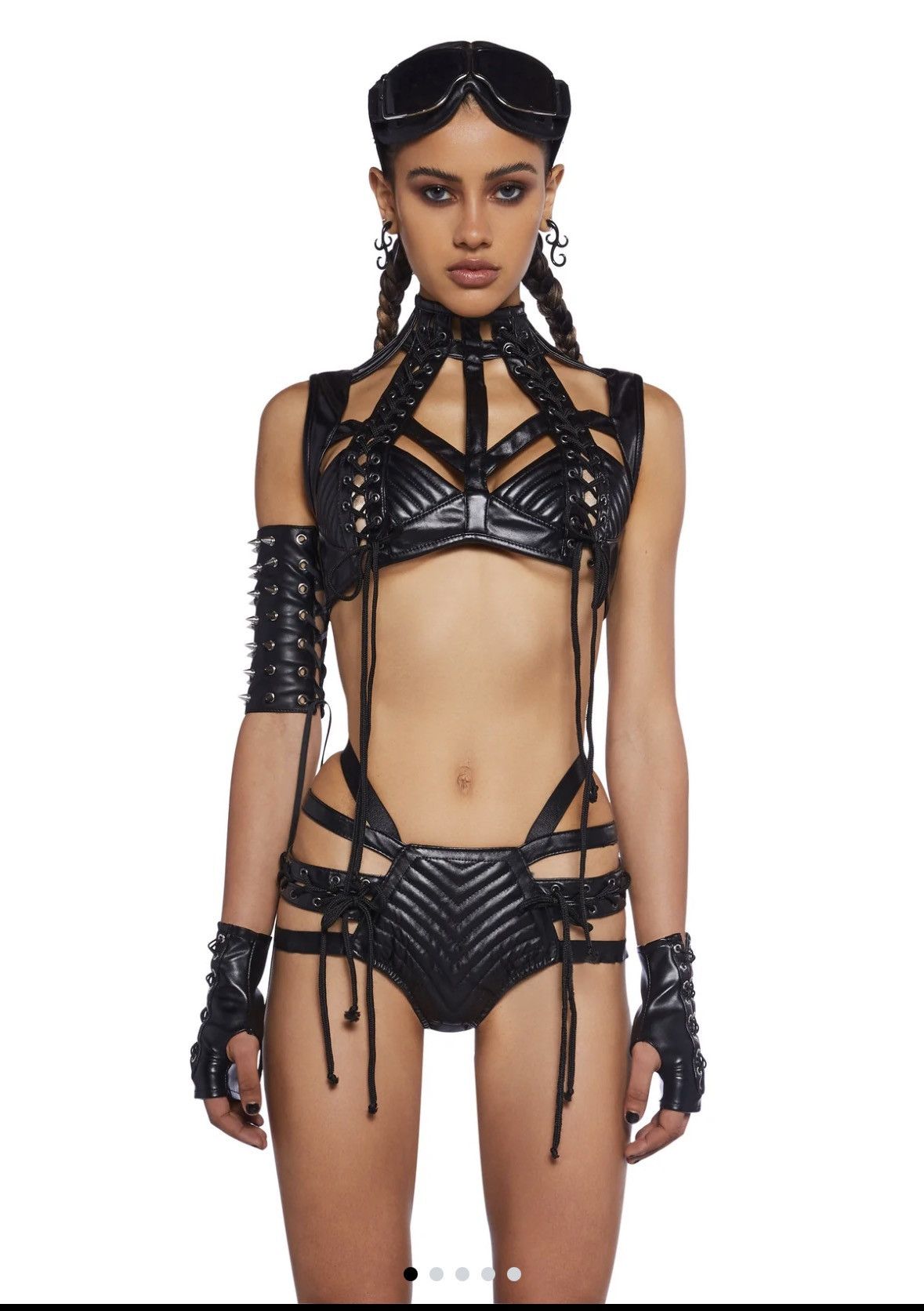 Dolls Kill Club Exx Dolls Kill Rave Outfit Size M / US 6-8 / IT 42-44 - 1 Thumbnail