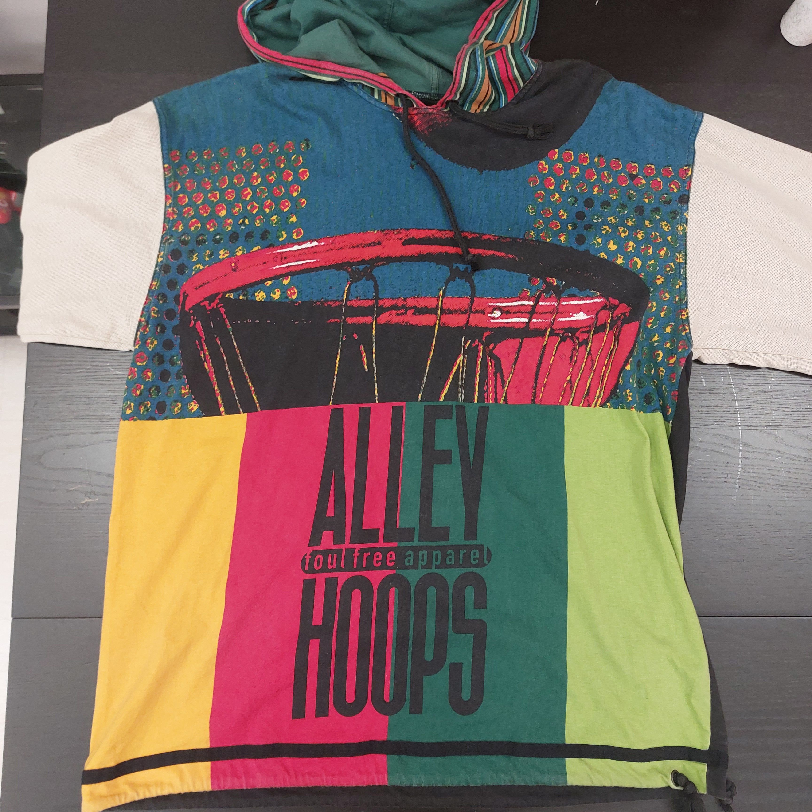 Nike Nike Alley Hoops Dunk Yard vintage 90s set XL jacket hoodie Size US XL / EU 56 / 4 - 12 Thumbnail