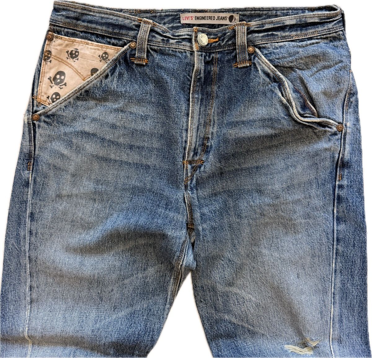 Levi's Levis Engineered Jeans with Skull Pockets Size US 34 / EU 50 - 4 Thumbnail