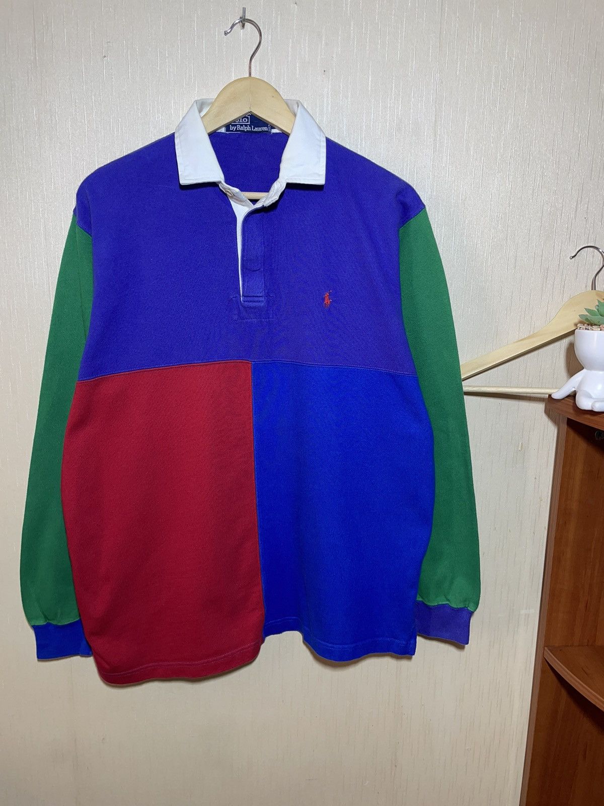 Polo Ralph Lauren × Vintage Polo Ralph Lauren vintage rugby jersey 90s Size US M / EU 48-50 / 2 - 1 Thumbnail