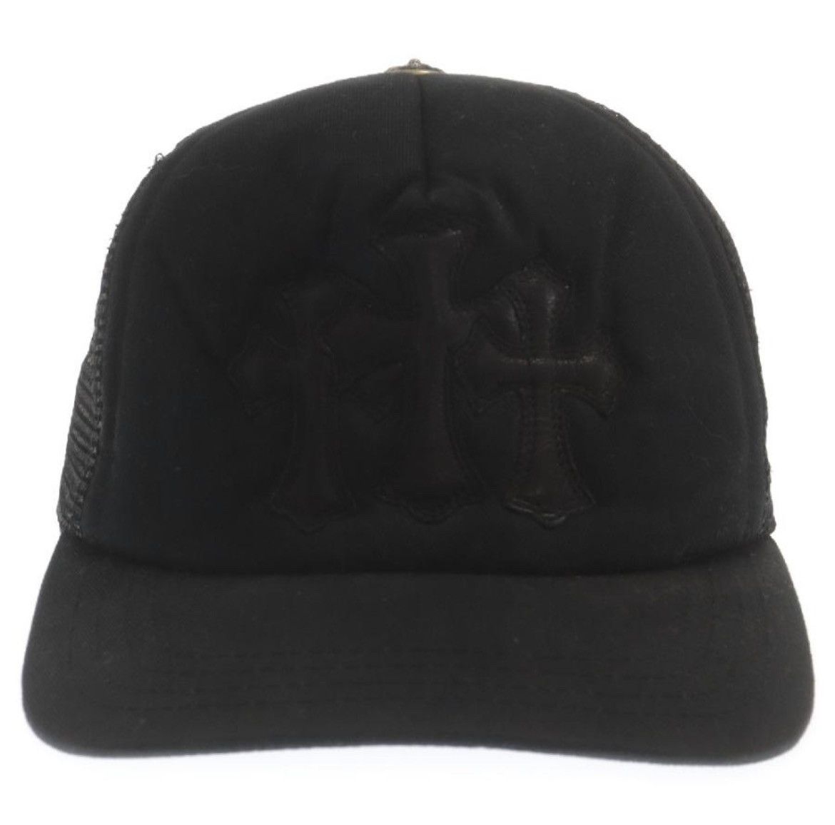 帽子 Chrome Hearts 3star Leather Patch Handcrafted Chrome Hearts Triple Cross Leather Patch Cap